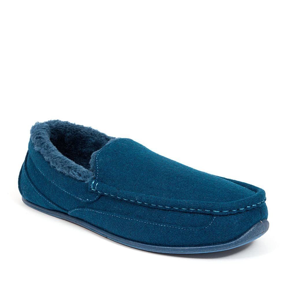 Deer Stags Men's Spun Slipper, Royal Blue, US Men's 9 Med